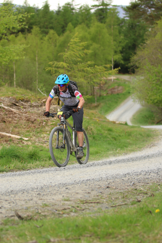 Chasing down the rider ahead