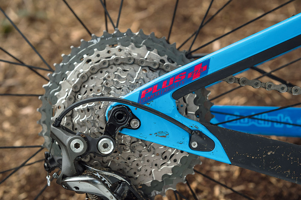 Swingarm design is 29in and 27.5 Plus compatible
