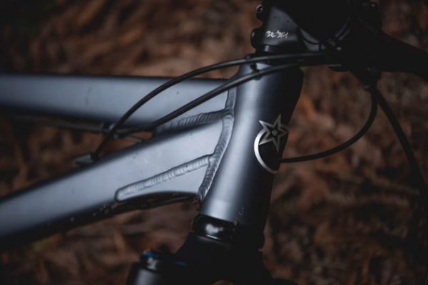 orange mountain bike parts