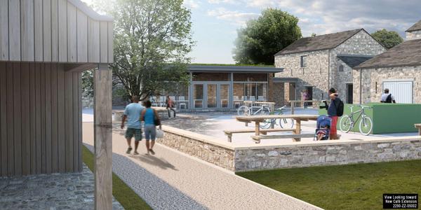 Extended cafe, better facilities for riders and improved accommodation are all promised from the Dales Bike Centre's project.