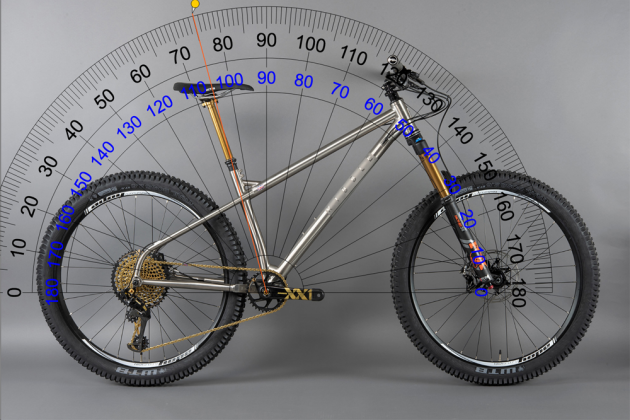 Ribble Geometry Ribble Cycles’ first mountain bike (in a long time) is a titanium ...
