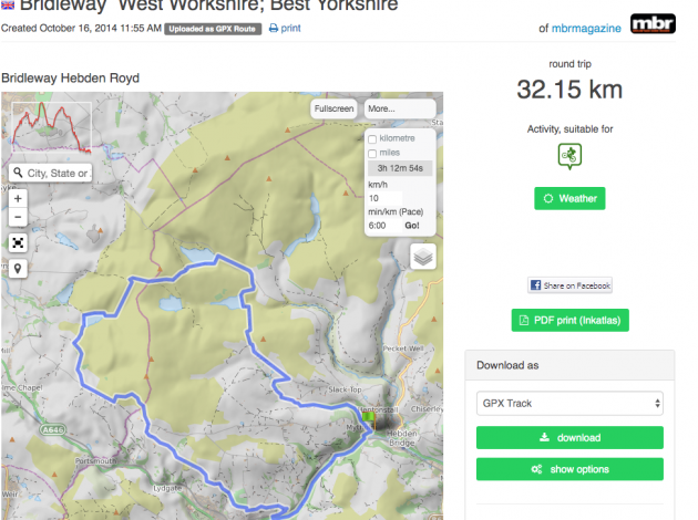 gmr cycling route