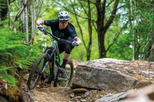 Rider at BikePark Wales
