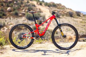 Photo of Intense Tracer 279 MX mountain bike in a desert