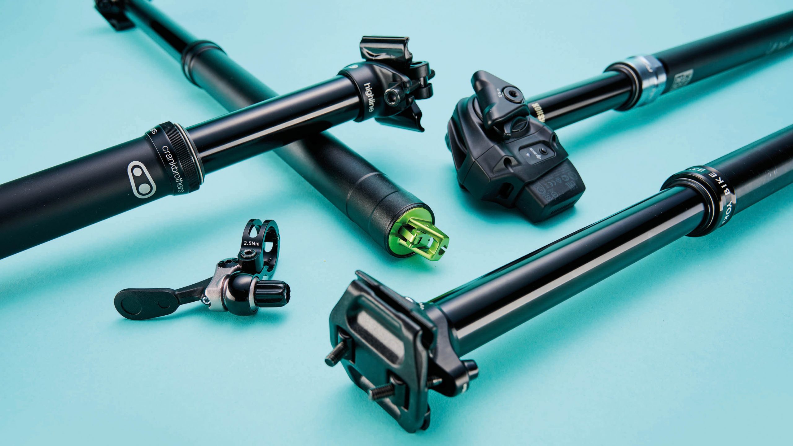Dropper seat posts from Mountain Bike Rider Magazine grouptest