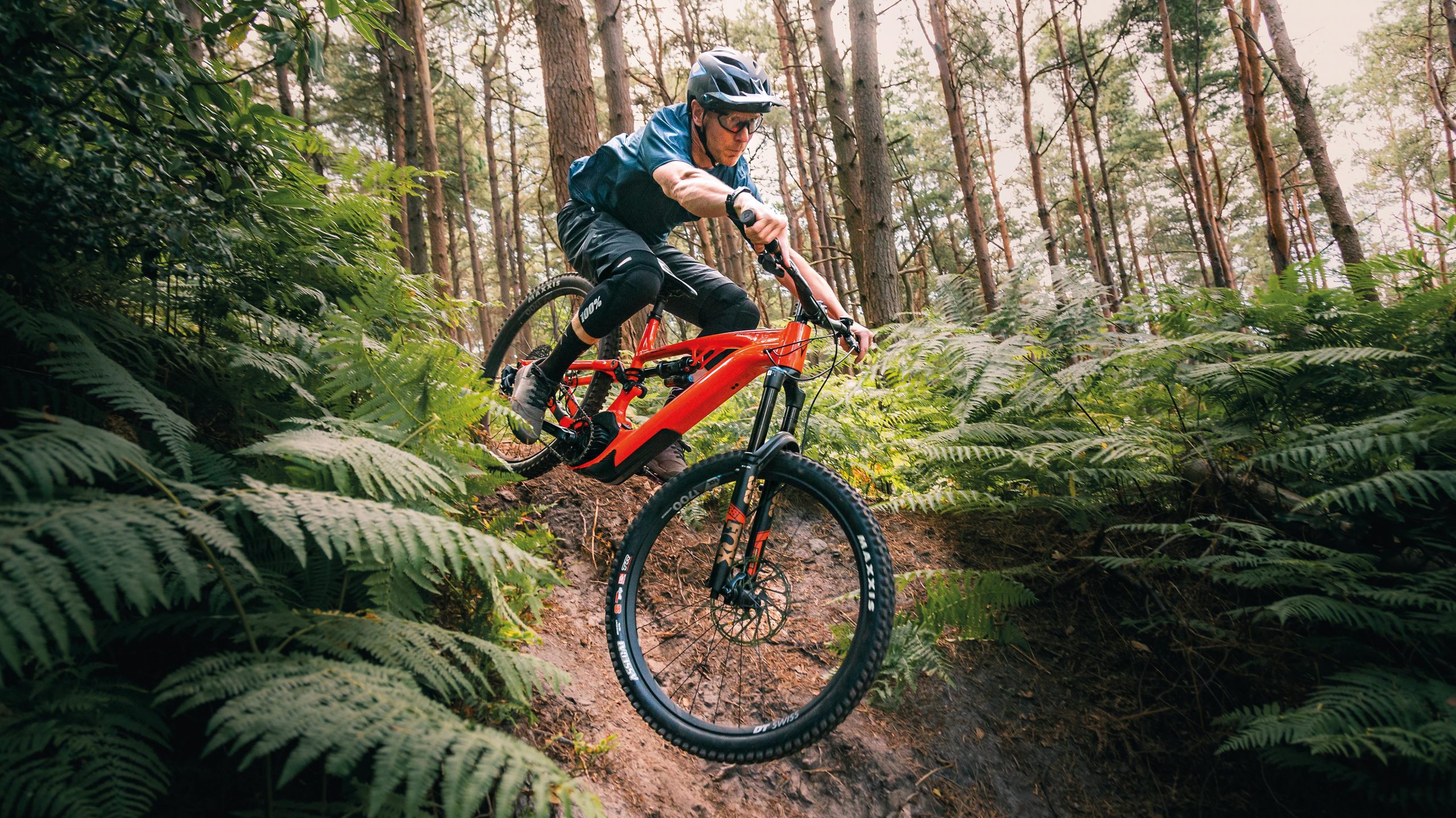 Whyte mountain bike being ridden in Surrey