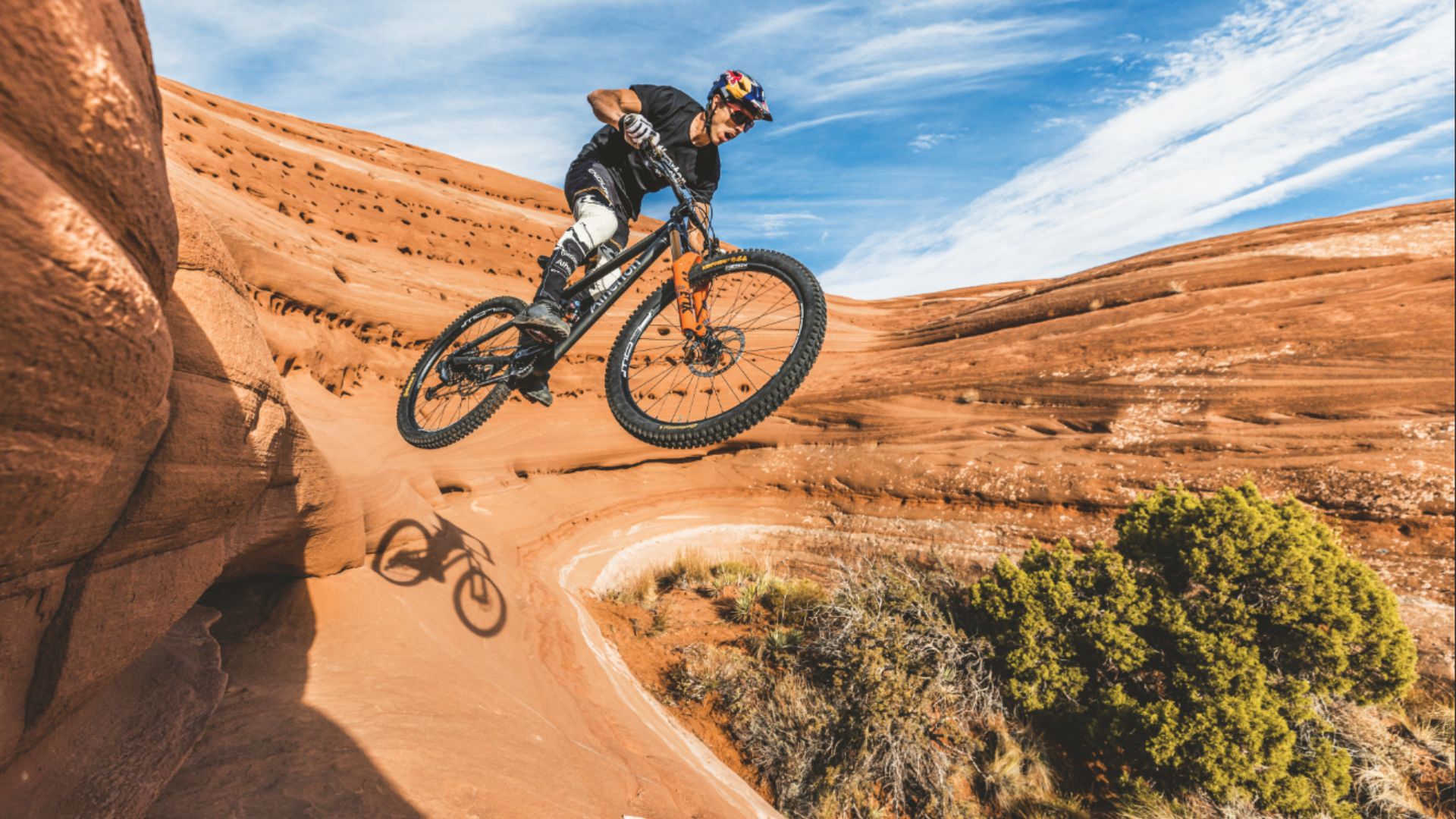 Gee Atherton rides Atherton Bikes in Moab