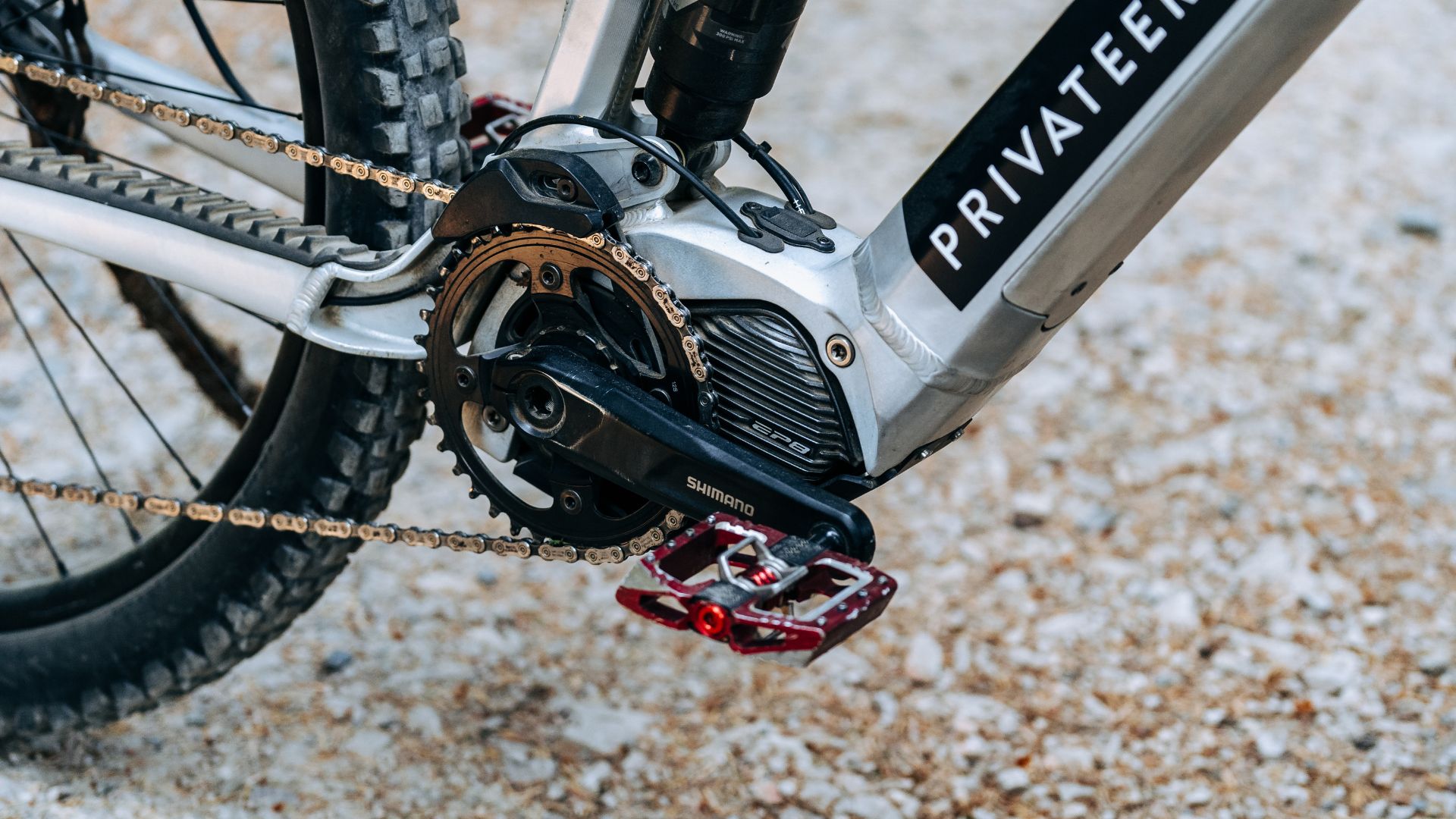 Shimano EP901 motor on the Privateer E161 Electric mountain bike