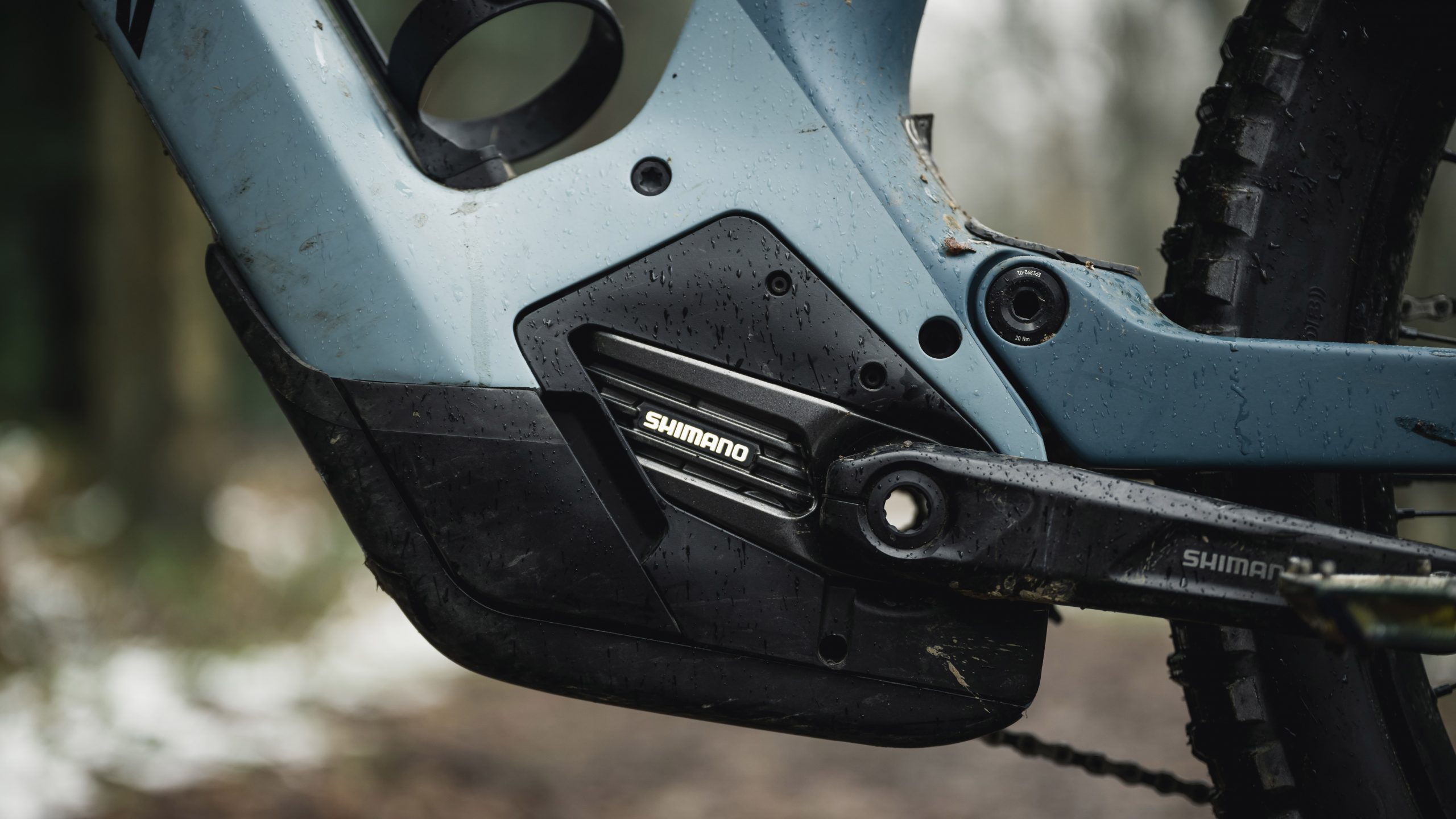 Motor on the Canyon Spectral:ON CF 9 electric mountain bike