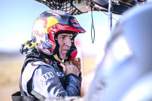 Stephane Peterhansel (FRA) of Team Audi Sport is seen at the start line of stage 03 of Rally Dakar 2024