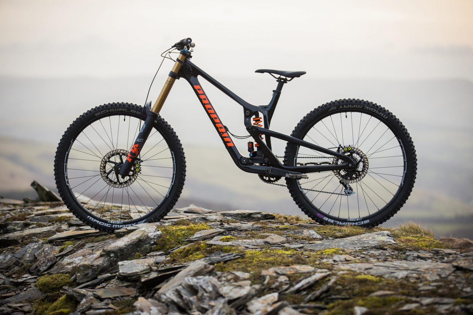 Propain’s Rage 3 CF DH race bike has 215mm of travel and can be built ...
