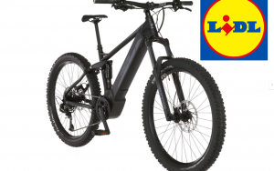 Fischer/Lidl eMTB on a plain white background