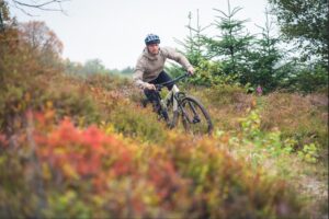 Riding Halford's latest high-end mountian bike