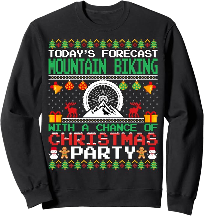 Todays forecast MTB Christmas jumper