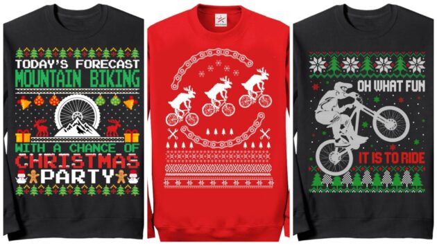 Santa's Favourite Mountain Biker jersey