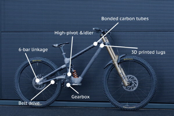 Atherton A.200G gearbox downhill bike