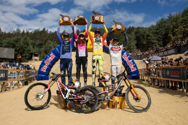 Red Bull Hardline Tasmania podium