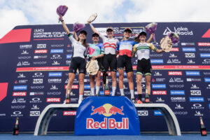 XCO World Cup podium