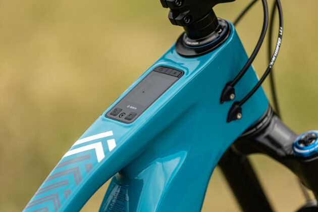 Bosch’s latest display is neatly integrated and you can see the reach-adjust headset cups here.