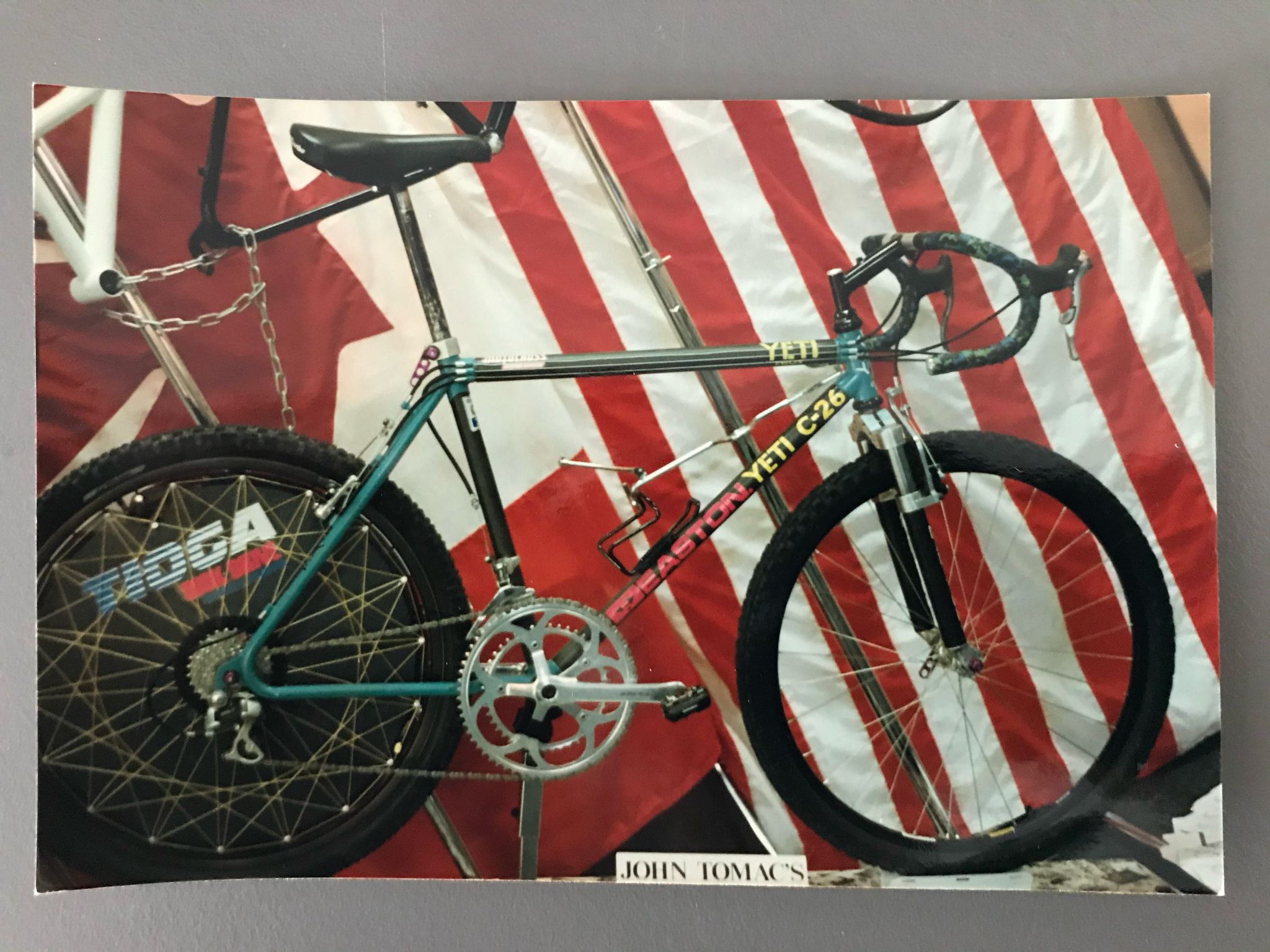 John Tomac's drop bar contraption