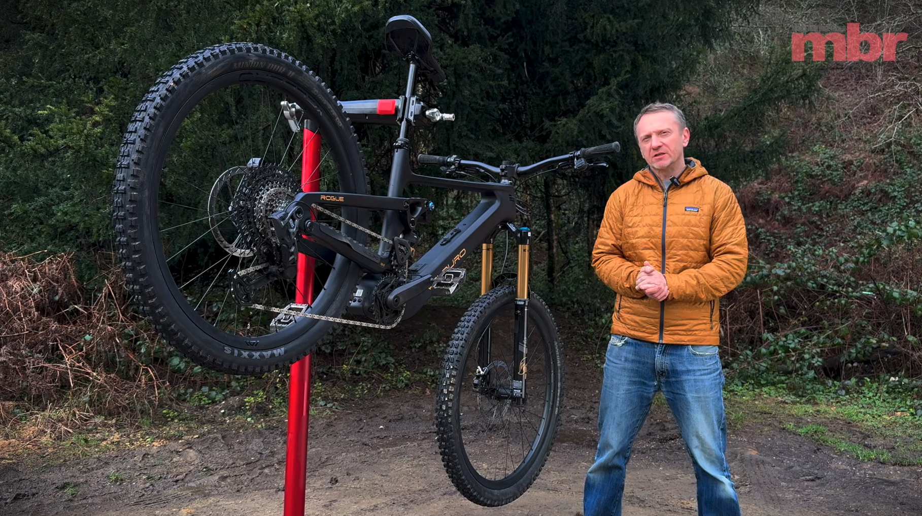 Danny Milner standing in front of a Velduro Rogue