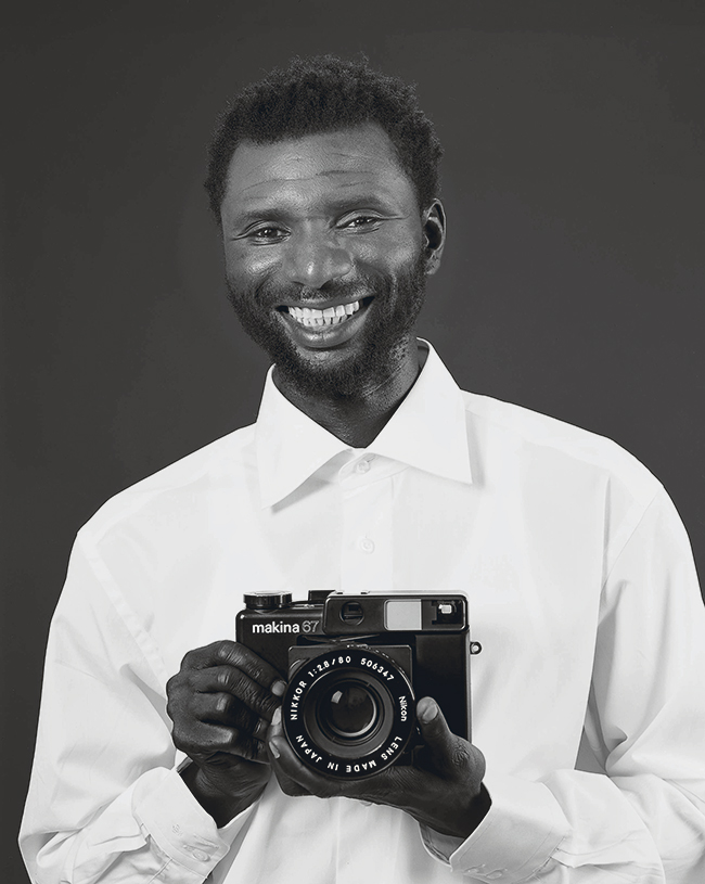 Christopher Williams Mustafa Kinte (Gambia), Camera: Makina 67 506347 … Dirk Schaper Studio, Berlin, July 20, 2007 2008 Private Collection, London Image courtesy Galerie Gisela Capitain, Cologne and David Zwirner, New York/London