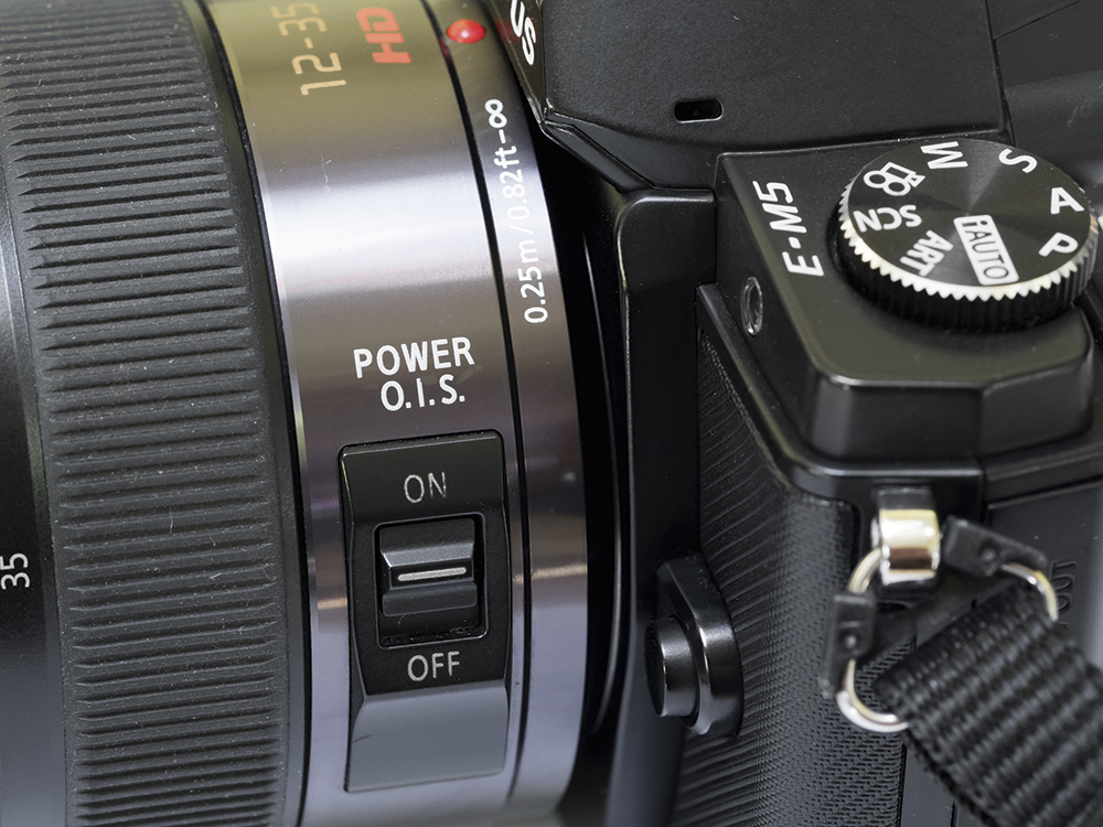 Image stabilisation on the Olympus OM-D E-M5
