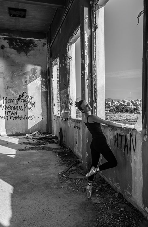 Before: While this image has plenty of light, the girl is rather indistinct in the frame