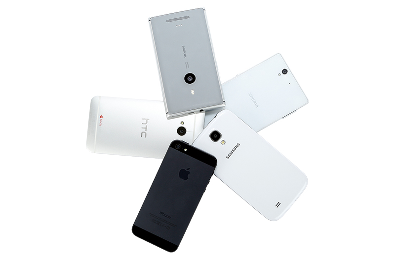 Most cameraphones simply have a fixed wideangle lens rather than a zoom so that their design can be kept as slim as possible