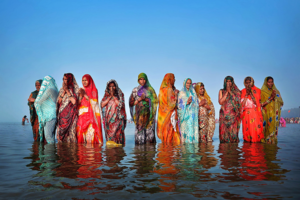 Image Name: Gangasagar Fair Copyright: Abhijit Banerjee, 1st Place, India National Award, 2016 Sony World Photography Awards
