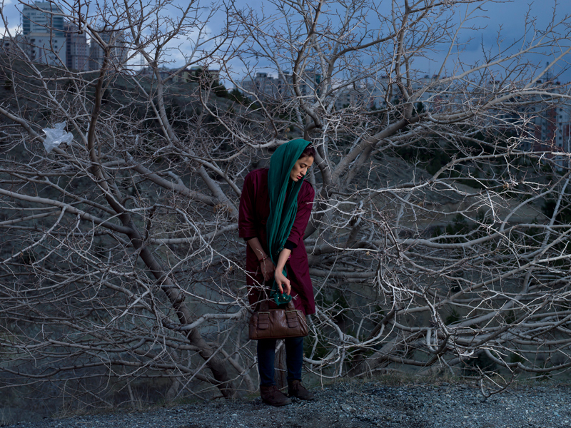 Image from the photobook Blank Pages of an Iranian Photo Album by Newsha Tavakolian