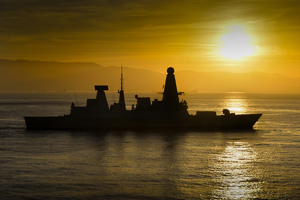 The Best Maritime Image Award. Awarded for the best photograph depicting Royal Navy equipment, including ships, submarines, weapon systems and other maritime focused images. Sponsor: FUJIFILM HMS Dauntless Routine Visit to Gibraltar . HMS Dauntless visited the port of Gibraltar as the last planned port visit of her current deployment. The British Colony attached to the south coast of Spain offered the sailors many ways to unwind with its many touristy features prior to their near arrival home.