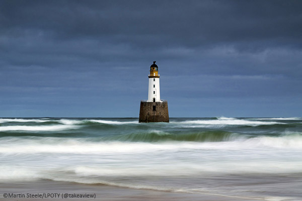 Rattray Head Lighthouse, near Peterhead, Scotland