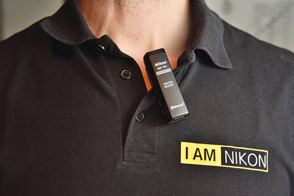 The Nikon MEW-1 wireless microphone is compatible with the Nikon ME-1 dedicated stereo microphone