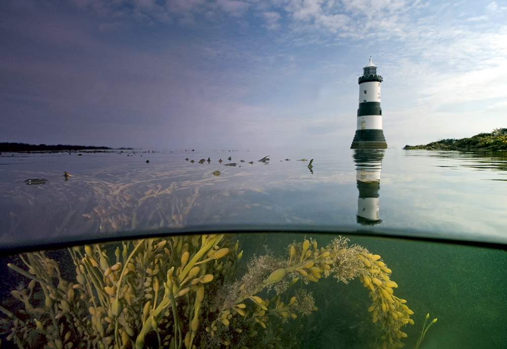 Graham Eaton split-level photography Penmon Point