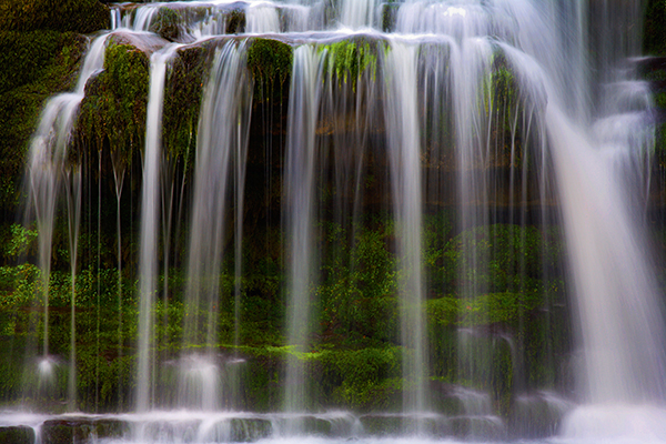Moving water makes a great subject on an overcast day