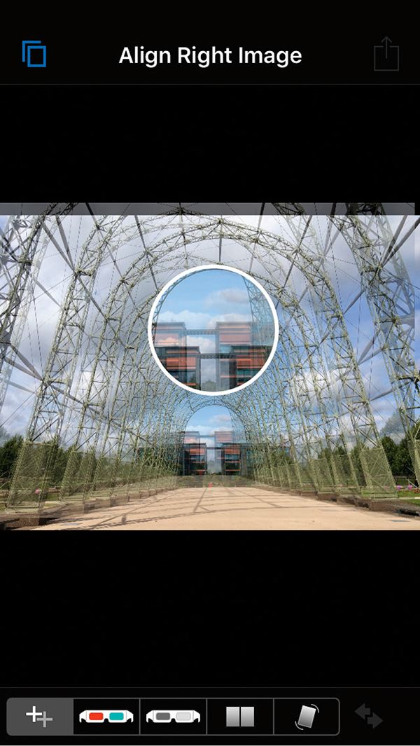 3d camera app alignment