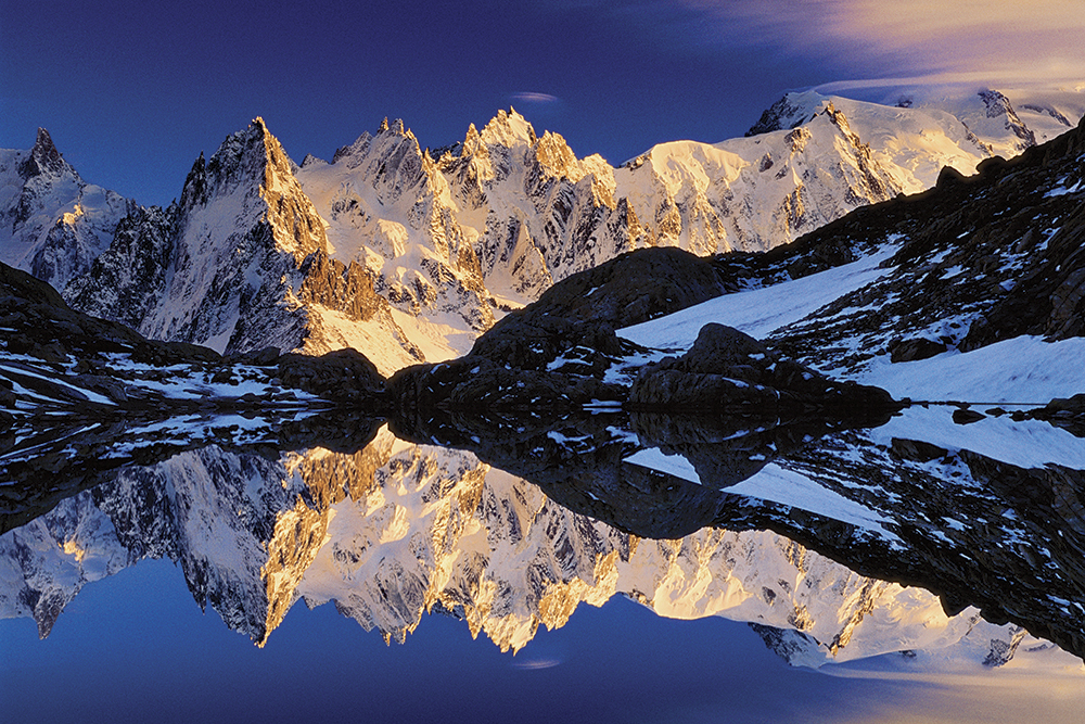 Art Wolfe Les Aiguilles and Lac Blanc