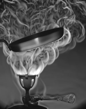 Camp Stove Heat Plume by Phred Petersen