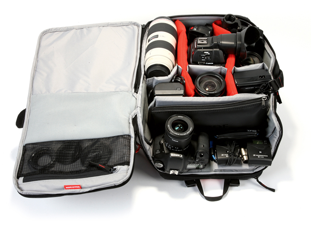 Manfrotto Pro Light 3N1-36 backpack inside