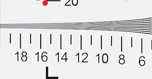 Olympus OM-D E-M10 II Review Resolution Chart ISO 800