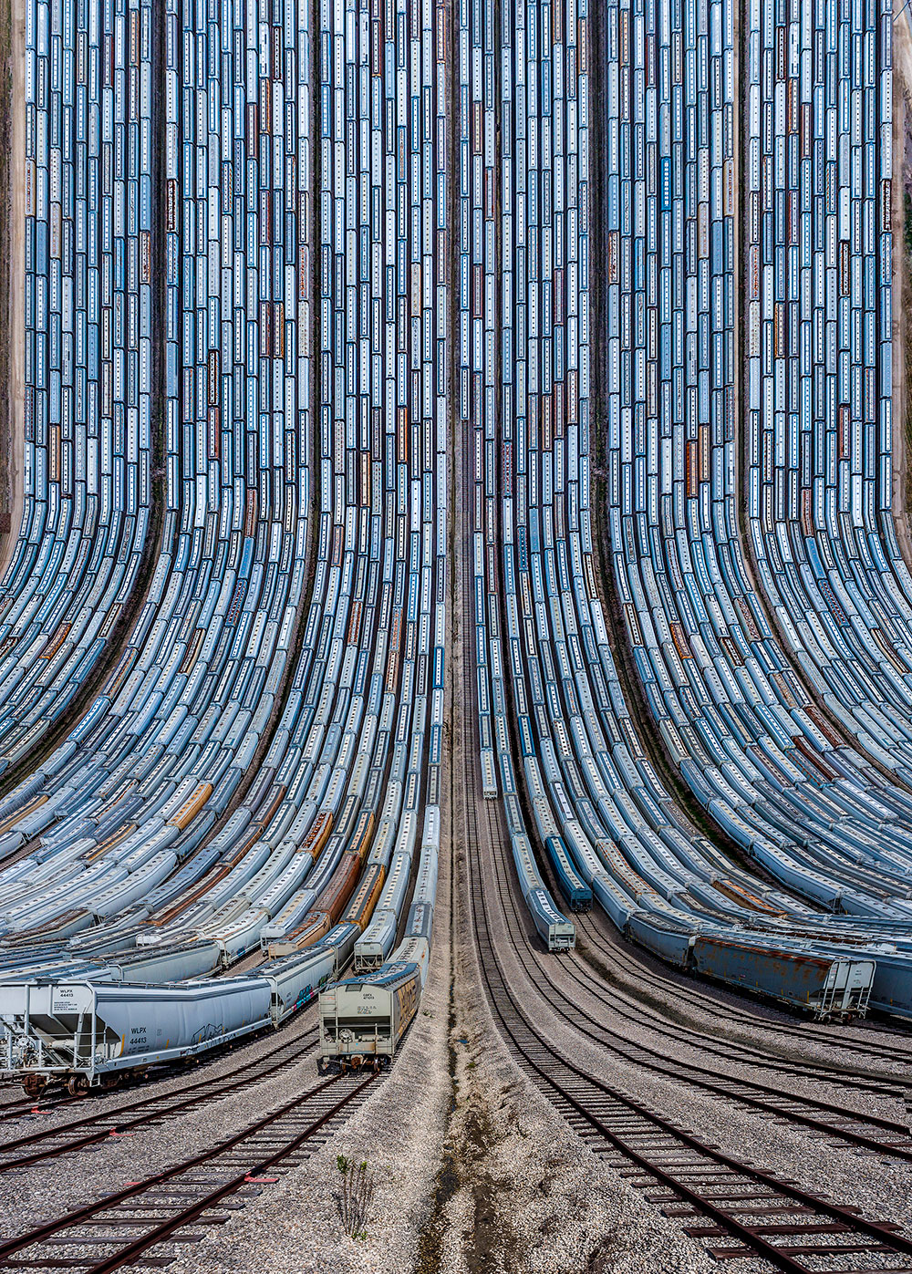Aydin Buyuktas Burlington Northern and Santa Fe rail yard