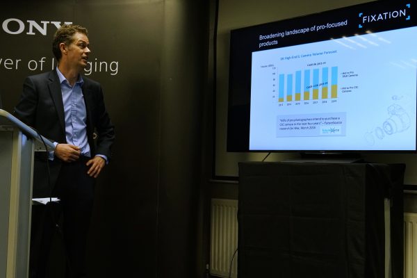 David Garratt speaks at Sony Imaging Pro Support Centre launch