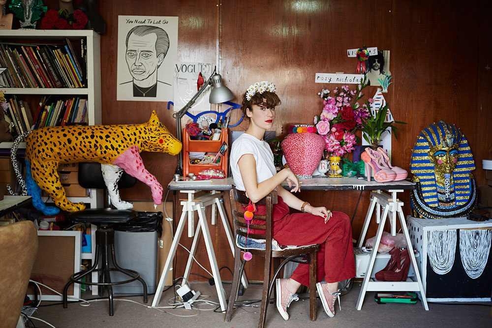 Local heroes Rosy Nicholas, Hackney studios - photo project