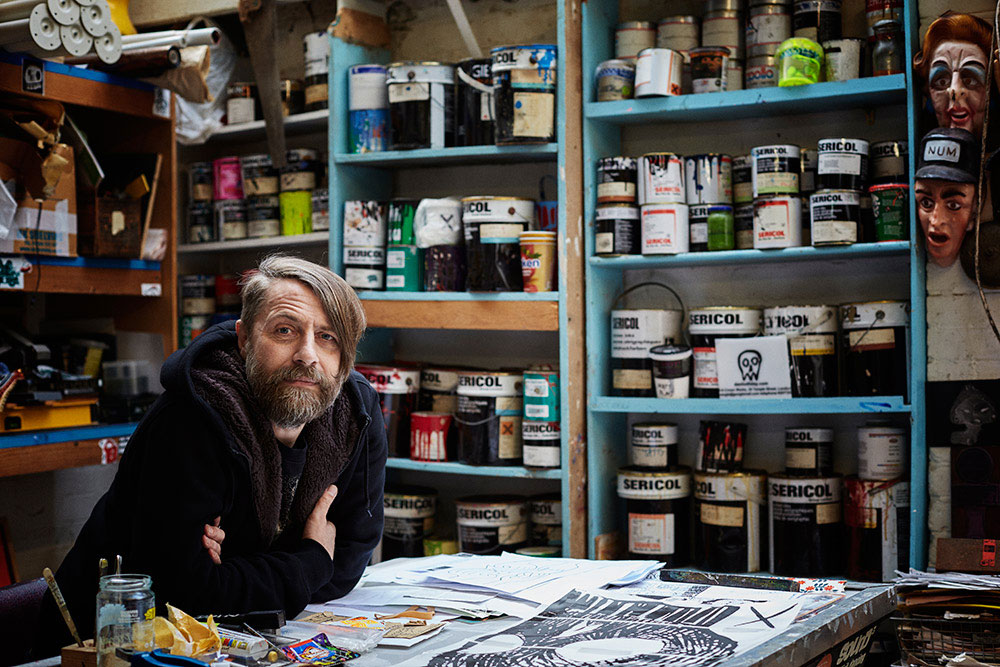 local heroes dan holliday, Hackney studios - photo project