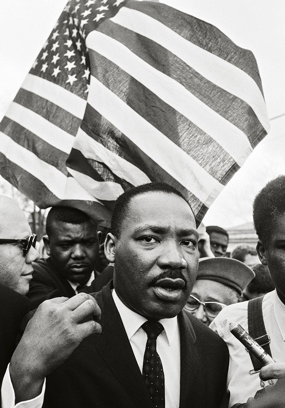 Steve Schapiro Martin Luther King on road to Montgomery