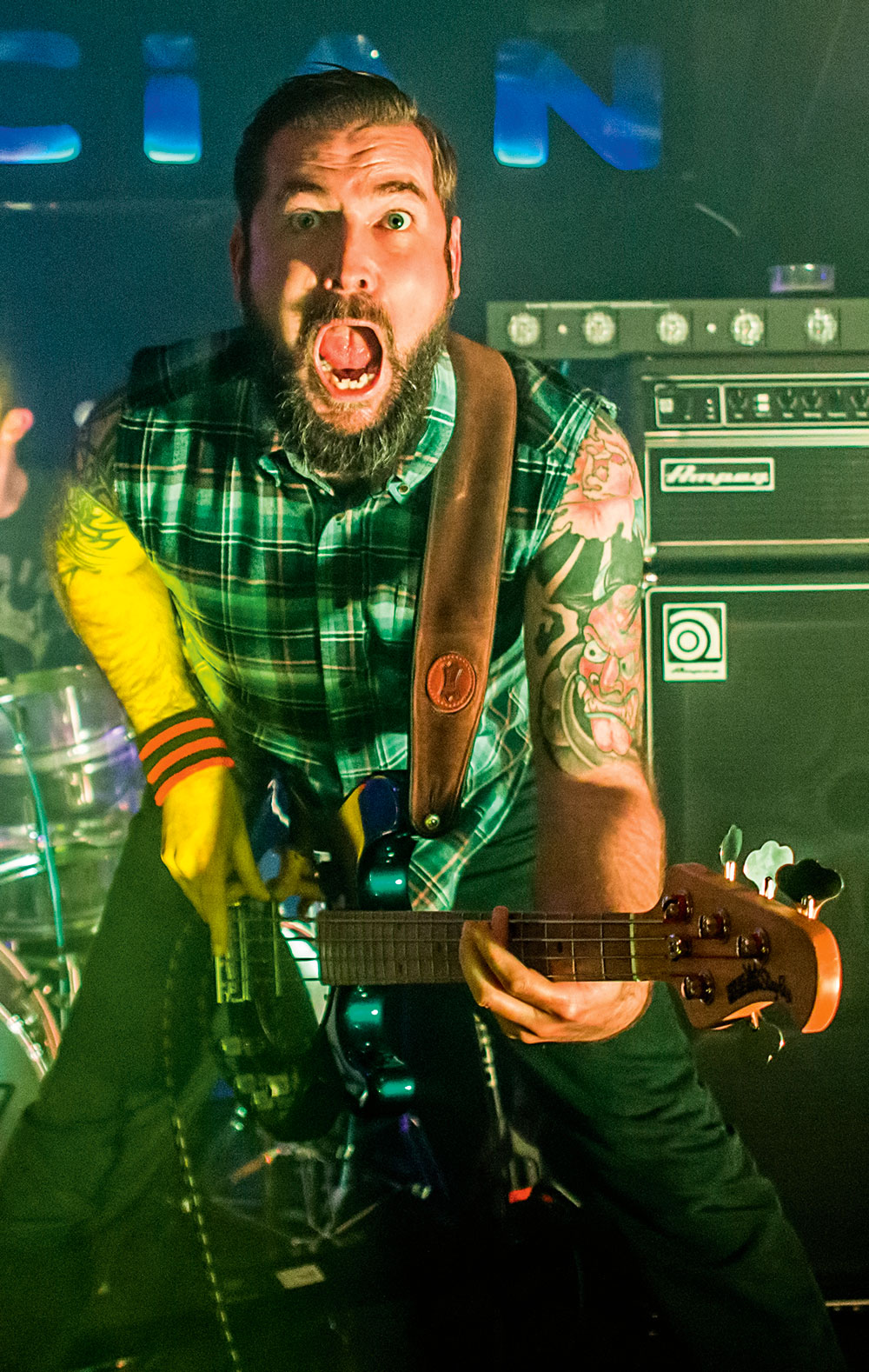 Gig photogrpahy typical rock gurn