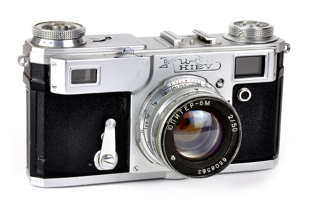 second-hand film cameras Kiev IIa