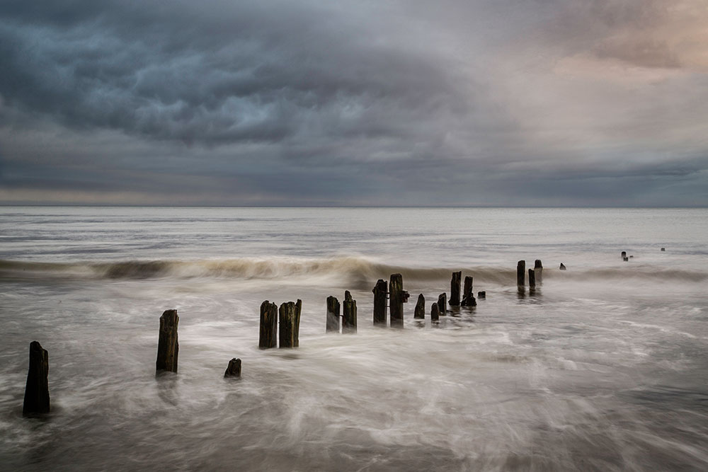 Groynes at Sandsend, North Yorkshire