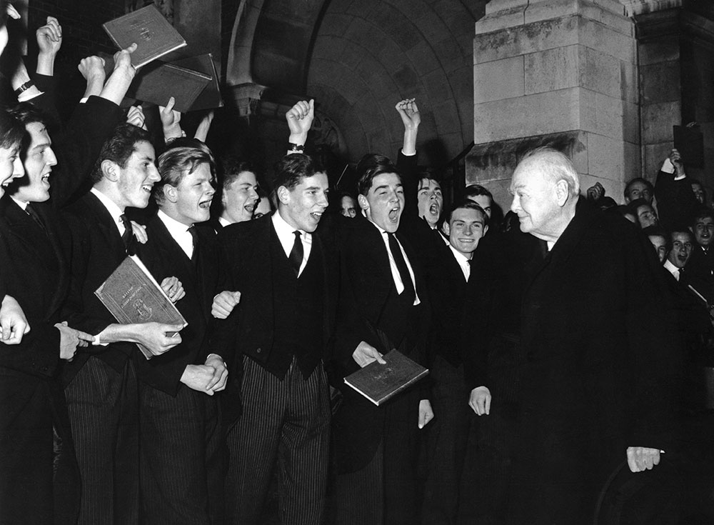 Harry Benson Winston Churchill a Harrow